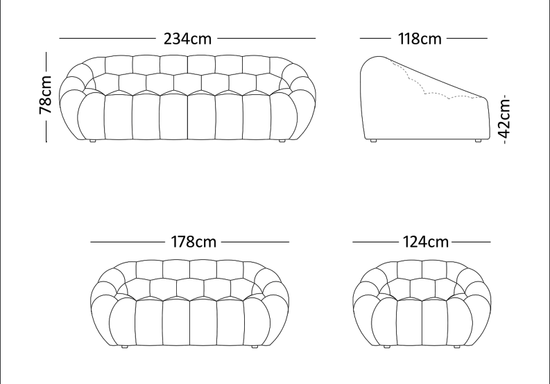 Sofa de Burbujas